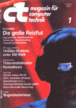 Cover von: c't Magazin 1/1994