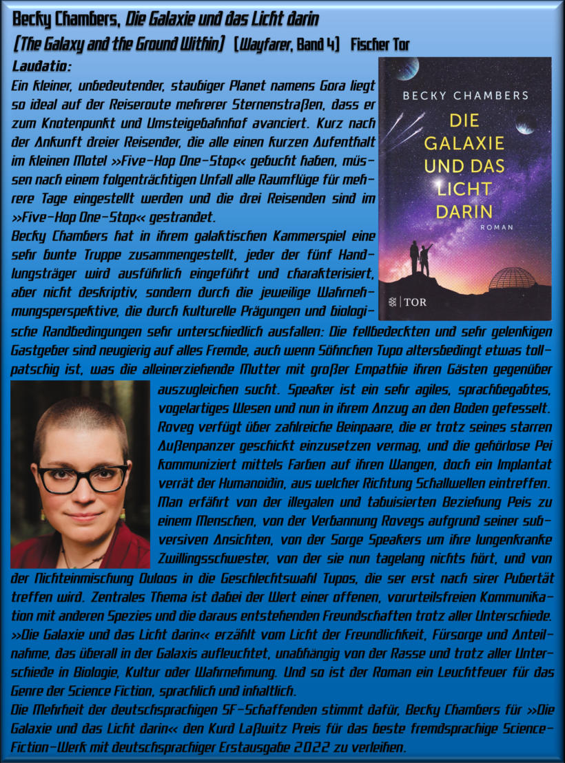 Laudatio Ausländisches Werk