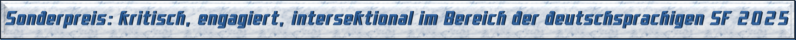 Sonderpreis kritisch engagiert intersektional