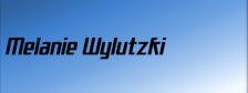 Melanie Wylutzki