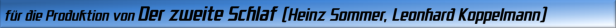 Der zweite Schlaf